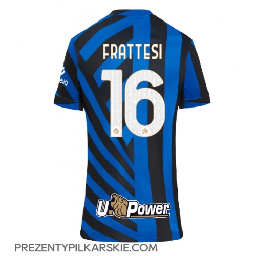Stroje piłkarskie Inter Milan Davide Frattesi #16 Koszulka Podstawowej dla damskie 2024-25 Krótki Rękaw